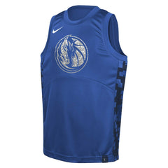 Nike Dallas Mavericks Youth Courtside Starting Five Team Jersey Blue