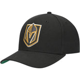 Vegas Golden Knights Mitchell & Ness Team Ground Pro Adjustable Hat - Black | NHL near me