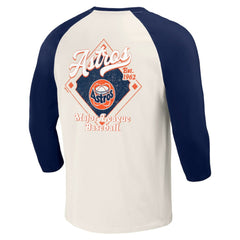 Houston Astros Darius Rucker Collection by Fanatics Cooperstown Collection Raglan 3/4-Sleeve T-Shirt Near Me