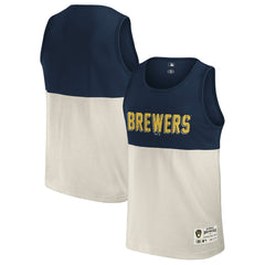 Milwaukee Brewers Darius Rucker Collection by Fanatics Colorblock Tank Top Sale