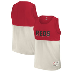 Cincinnati Reds Darius Rucker Collection by Fanatics Colorblock Tank Top Discount