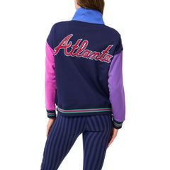 Atlanta Braves Terez Women's Classic Colorblock Quarter-Zip Sweatshirt Near Me