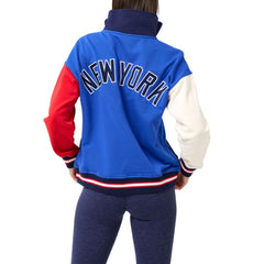 New York Yankees Terez Women's Classic Colorblock Quarter-Zip Sweatshirt Near Me