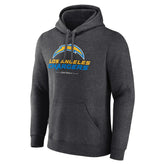 Los Angeles Chargers Team Lockup Pullover Hoodie - Charcoal - NFL