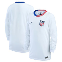 Nike - USMNT Youth 2024 Home Replica Long Sleeve Jersey - White