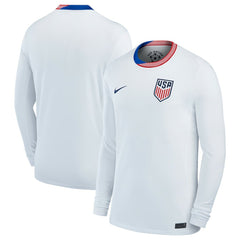 Nike - USMNT 2024 Home Replica Long Sleeve Jersey - White