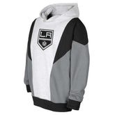 Los Angeles Kings Youth Champion League Fleece Pullover Hoodie - Ash/Black | NHL Lifestyle