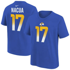 Puka Nacua Los Angeles Rams Youth Player Name & Number T-Shirt - Royal - Nike
