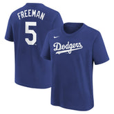 Freddie Freeman Los Angeles Dodgers Nike Youth Name & Number T-Shirt Outlet