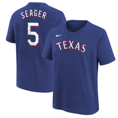 Corey Seager Texas Rangers Nike Youth Name & Number T-Shirt for sale