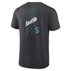 Seattle Kraken Fanatics Backbone T-Shirt - Heather Charcoal | Fanatics sale