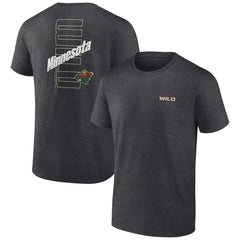 Minnesota Wild Fanatics Backbone T-Shirt - Heather Charcoal | Fanatics discount
