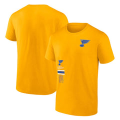 St. Louis Blues Fanatics Represent T-Shirt - Gold | Fanatics on sale