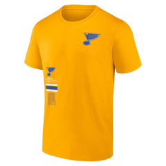 St. Louis Blues Fanatics Represent T-Shirt - Gold | Fanatics on sale