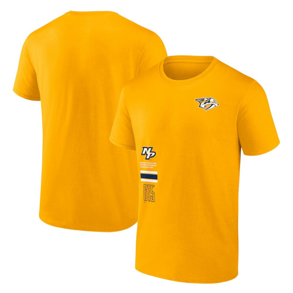 Nashville Predators Fanatics Represent T-Shirt - Gold | Fanatics near me