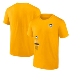 Pittsburgh Penguins Fanatics Represent T-Shirt - Gold | Fanatics Lifestyle