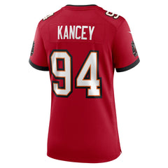 Calijah Kancey Tampa Bay Buccaneers Women's Game Jersey - Red - Nike