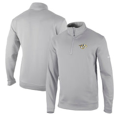 Nashville Predators Columbia Wickham Hills Omni-Wick Quarter-Zip Jacket - Gray | NHL Lifestyle