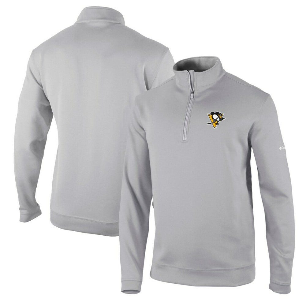 Pittsburgh Penguins Columbia Wickham Hills Omni-Wick Quarter-Zip Jacket - Gray | NHL near me