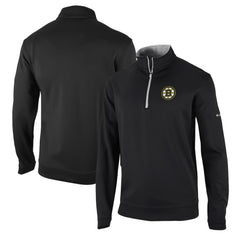Boston Bruins Columbia Wickham Hills Omni-Wick Quarter-Zip Jacket - Black | NHL on sale