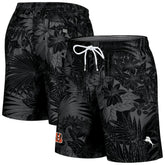 Cincinnati Bengals Santiago Palms Board Shorts - Black - Tommy Bahama