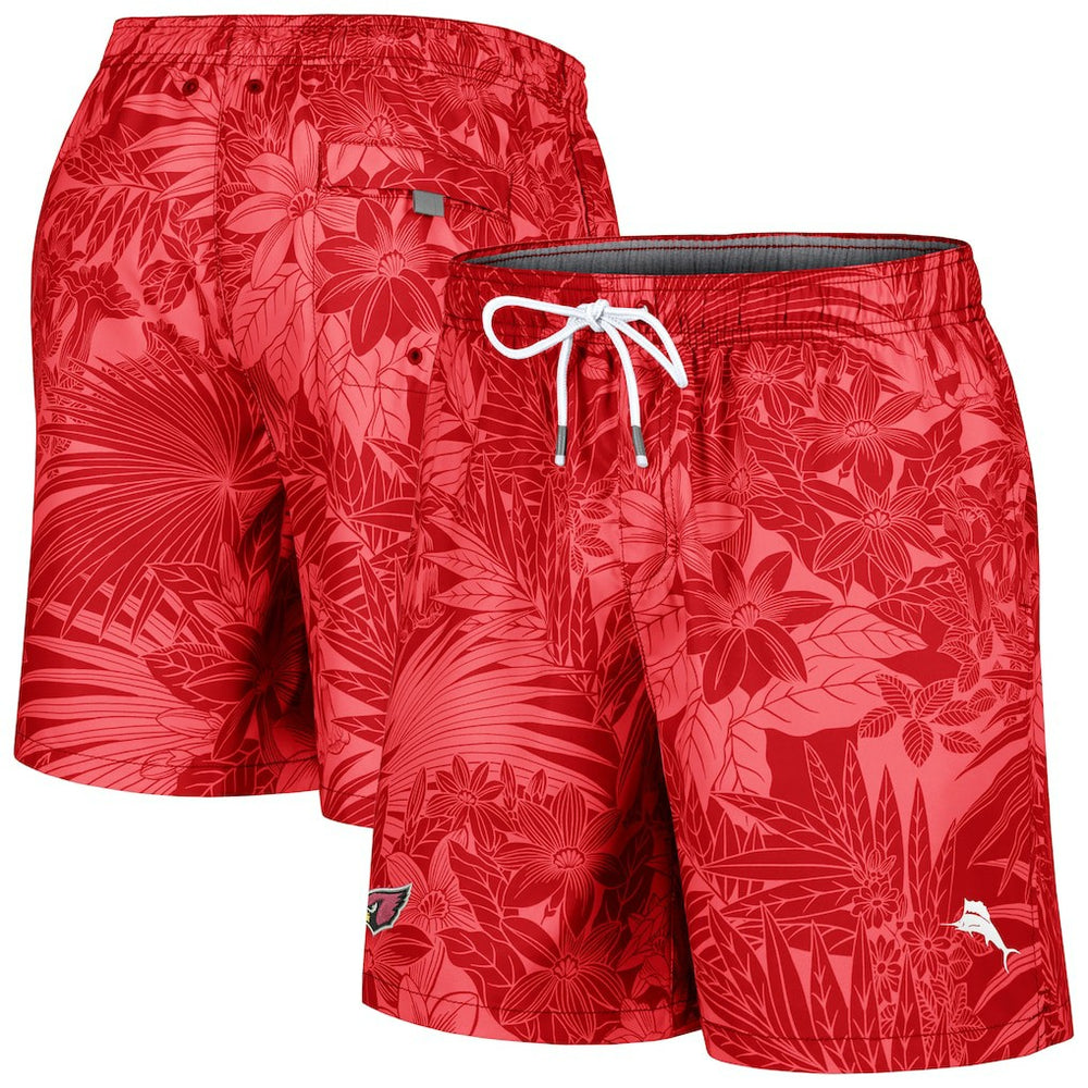 Arizona Cardinals Santiago Palms Board Shorts - Cardinal - Tommy Bahama