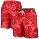 Atlanta Falcons Santiago Palms Board Shorts - Red - Tommy Bahama