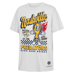 Nashville Predators Mitchell & Ness Youth Concession Stand T-Shirt - White | NHL Lifestyle