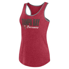 Tampa Bay Buccaneers Women's Plus Size Fuel Tank Top - Heather Red - Fanatics