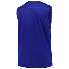 Fanatics Philadelphia 76ers Big & Tall Birdseye Muscle Tank Top Royal