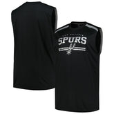 Fanatics San Antonio Spurs Big & Tall Birdseye Muscle Tank Top Black