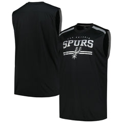 Fanatics San Antonio Spurs Big & Tall Birdseye Muscle Tank Top Black
