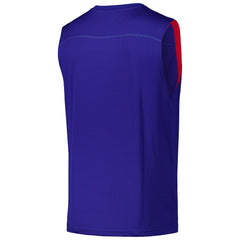 Fanatics Philadelphia 76ers Birdseye Muscle Tank Top Royal