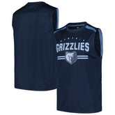 Fanatics Memphis Grizzlies Birdseye Muscle Tank Top Navy
