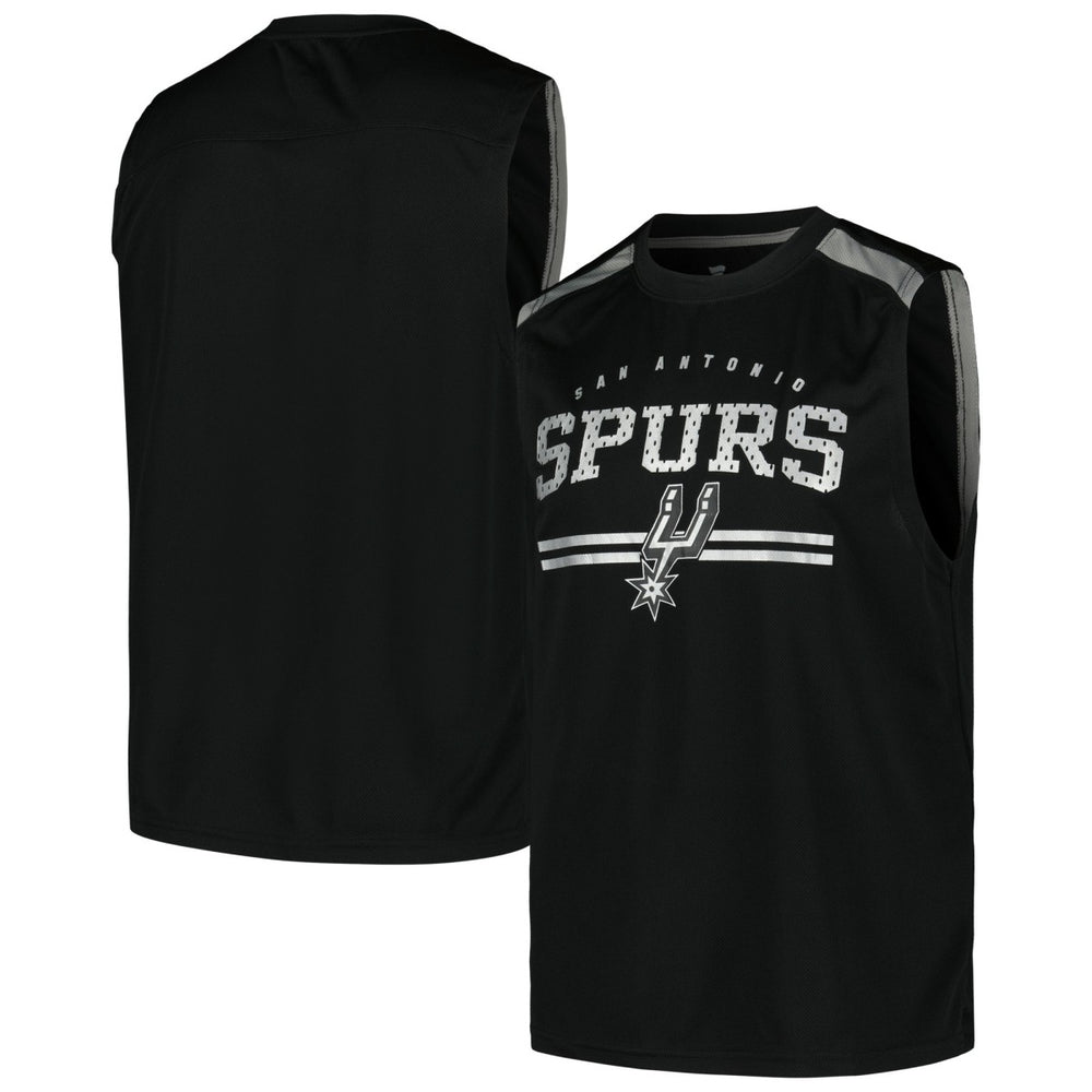 Fanatics San Antonio Spurs Birdseye Muscle Tank Top Black