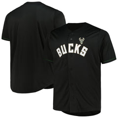 Milwaukee Bucks Profile Big & Tall Pop Jersey Black