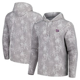 New York Giants Palm Frenzy Hoodie Long Sleeve T-Shirt - Gray - Tommy Bahama