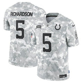 Anthony Richardson Indianapolis Colts 2024 Salute to Service Limited Jersey - Arctic Camo - Nike
