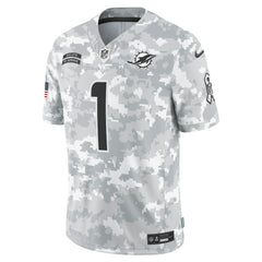 Tua Tagovailoa Miami Dolphins 2024 Salute to Service Limited Jersey - Arctic Camo - Nike