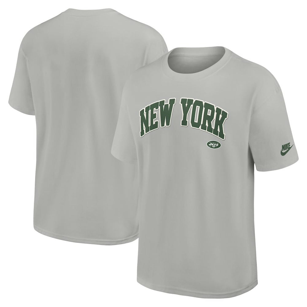 New York Jets Rewind Statement Max90 T-Shirt - Gray - Nike