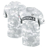Cincinnati Bengals 2024 Salute To Service Big & Tall Performance T-Shirt - White - Nike
