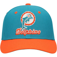 Miami Dolphins Youth All In 2.0 Adjustable Hat - Aqua - Mitchell & Ness
