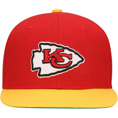 Kansas City Chiefs Youth Team Two-Tone Snapback Hat - Red - Mitchell & Ness