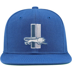 Detroit Lions Youth Gridiron Classics Ground Snapback Hat - Blue - Mitchell & Ness