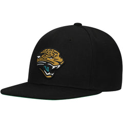 Jacksonville Jaguars Youth Gridiron Classics Ground Snapback Hat - Black - Mitchell & Ness