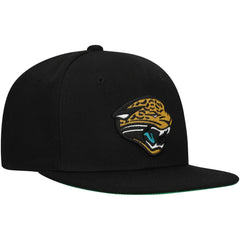 Jacksonville Jaguars Youth Gridiron Classics Ground Snapback Hat - Black - Mitchell & Ness
