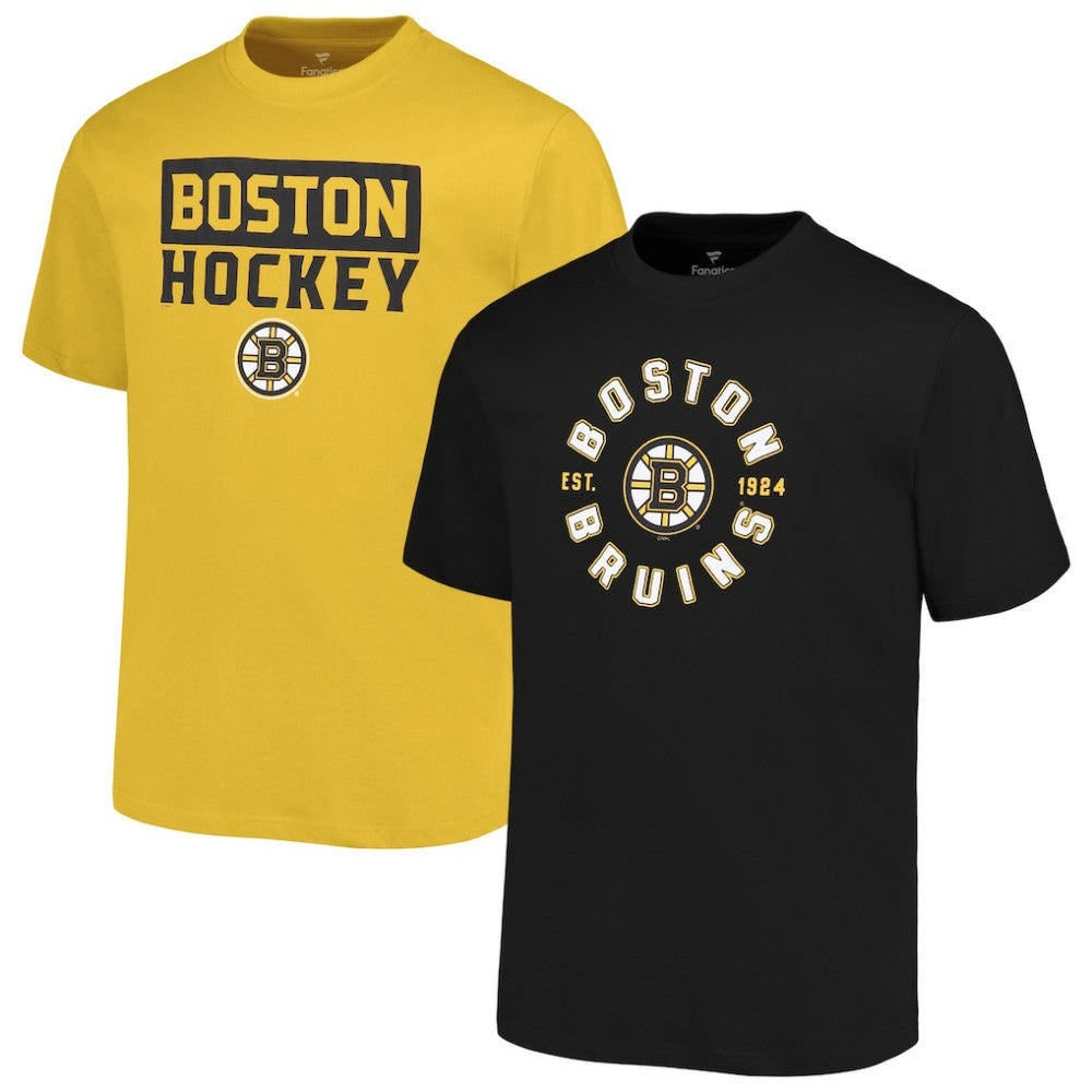 Boston Bruins Fanatics Big & Tall 2-Pack T-Shirt Set | Fanatics online