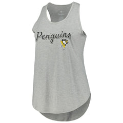 Pittsburgh Penguins Fanatics Women's Plus Size Racerback Tank Top - Heather Gray | Fanatics discount