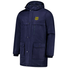 Barcelona Winter Field Park Full-Zip Hoodie Jacket Navy