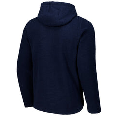 Barcelona Sherpa Full-Zip Hoodie Jacket Navy